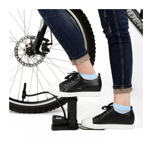 488 Mini Foot Pump Inflator For Bike And Car