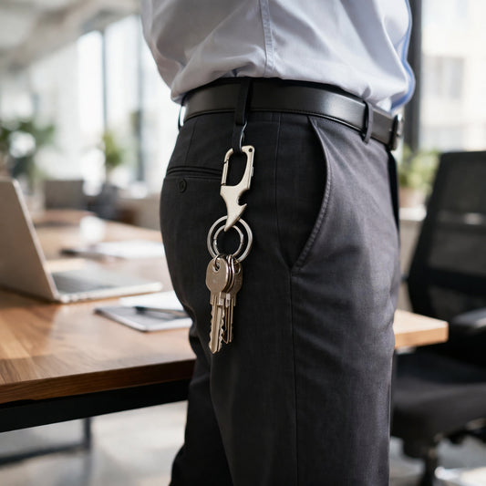 Premium Heavy Duty Keychain With Dual Ring 1 Pc