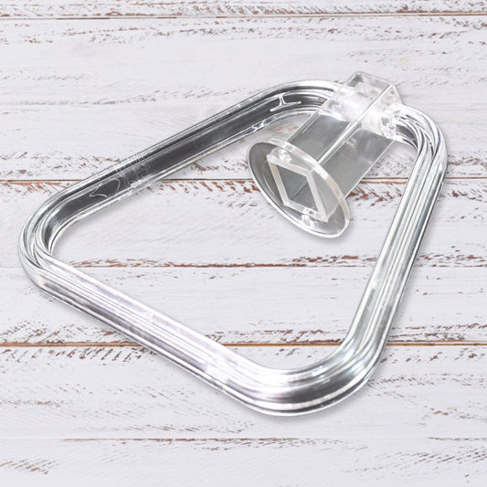 Unbreakable Abs Square Towel Ring Wall Mounted Stand Holder (1 Pc)