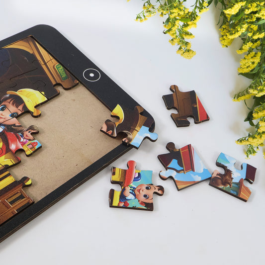 Kids Mini Cartoon Jigsaw Puzzle 1 Pc Mix Design
