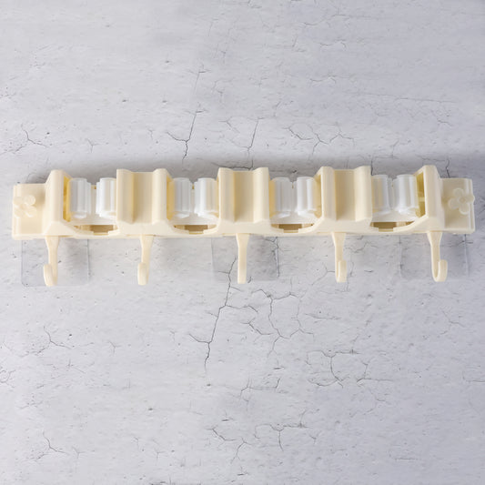 Self-adhesive Wall-mount Broom Mop Holder Rack