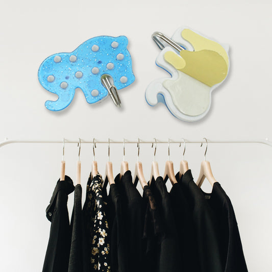 Multipurpose Strong Hook Self-adhesive Hooks For Wall Heavy Plastic Hook Sticky Hook Household For Home Decorative Hooks Bathroom All Type Wall Use Hook Suitable For Bathroom Kitchen Office