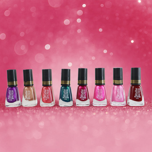 Blush Dark Mini Nail Polish (Mix Color 6 Ml 1 Pc)