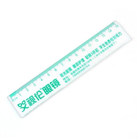 Premium Transparent Plastic Scale 15cm (1 Pc)