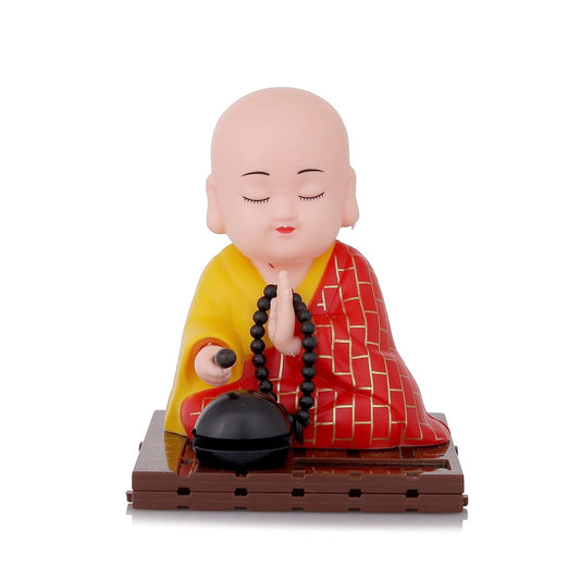 Solar Powered Sitting Buddha Statue Moving Head And Hand (1 Pc Medium)