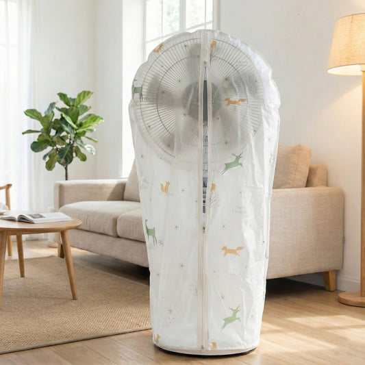 Full-size Pedestal Fan Dust Cover (60 90 Cm 1 Pc)
