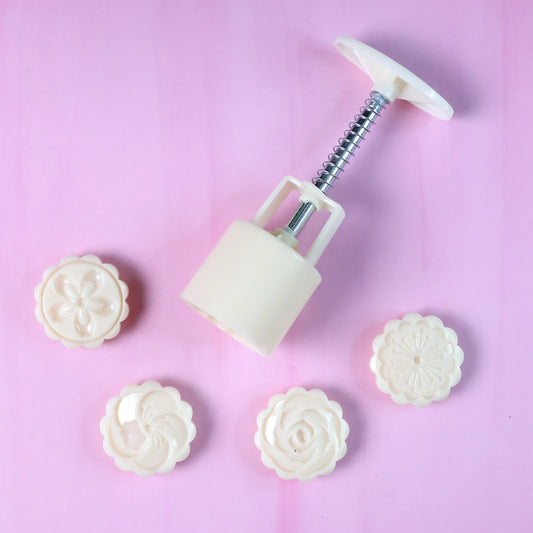 Spring Press Cookie Pastry Mold - (Set)