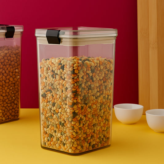 1700 Ml Airtight Lock Lock Plastic Storage Container (1 Pc)