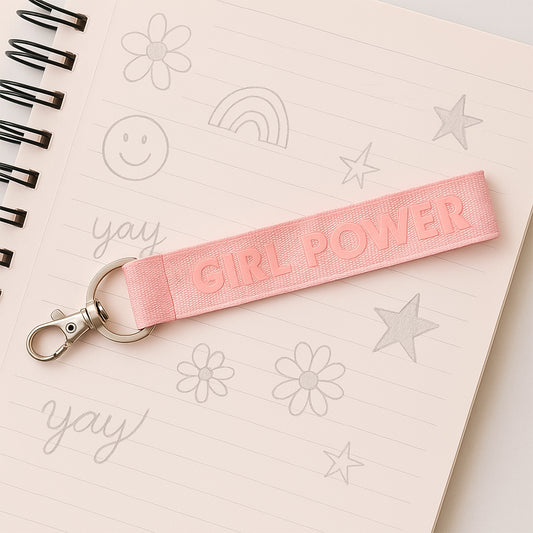 Fabric Ribbon Keychain (1 Pc Mix Color)