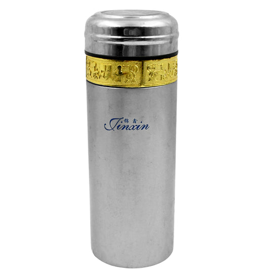 12810 Stainless Steel Water Bottle Leak Proof Rust Proof Hot Cold Drinks Gym Sipper Bpa Free Food Grade Quality Steel Fridge Bottle For Office Gym School (350 Ml Approx)