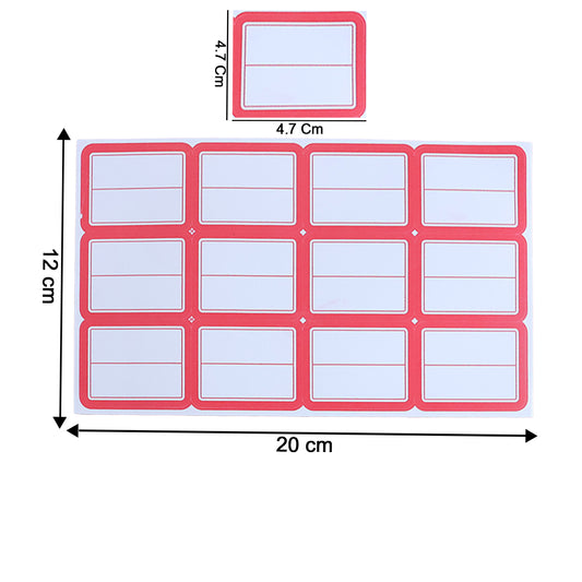 Writable Label Stickers 50 Sheets