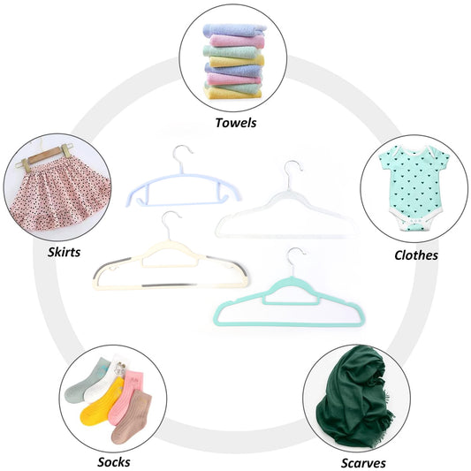 Premium Mix Design Non-slip Clothes Hanger (Mix Design 1 Pc)