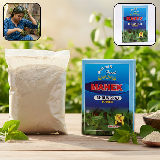 Natural Bhringraj Powder For Traditional Hair Care 80 Gm