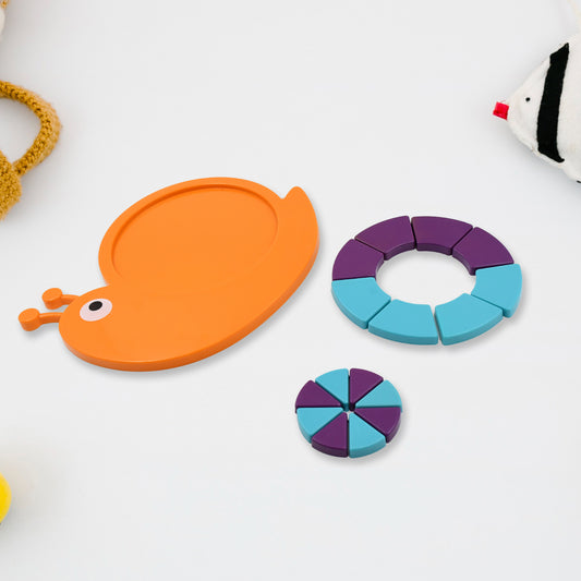 17991 Toys Snail Puzzle Kids Mini Travel Puzzle Games Pre School Toys Develops Motor Reasoning Skills Stem Educational Toy Birthday Gifts 3 - 6 Year Kids Brain Games For Kids Building Blocks For Kids (Mix Color)