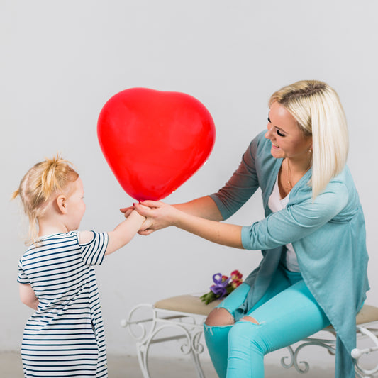 8891 Heart Shaped Balloons Kinds Of Rainbow Party Latex Balloons For Birthdayanniversaryvalentinesweddingengagement Party Decoration Multicolor (20 Pcs Set)