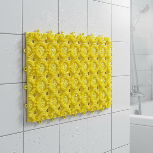 Multipurpose Anti-slip Bathroom Massage Mat With Suction Cups (33 21 Cm)