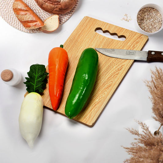 7124 Wooden Chopping Board 26x17 Chopping Vegetable Fruits For Home Kitchen Use