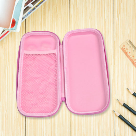 3d Cartoon Zipper Compass Box Pencil Box (1 Pc)