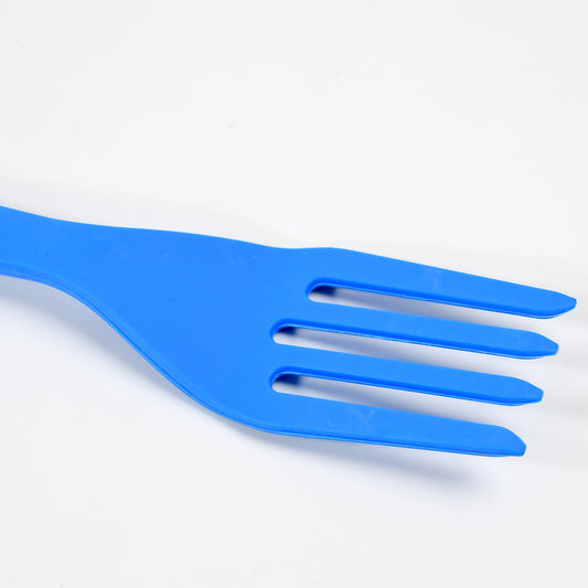 5380 Bendable Kids Silicone Handle Fork Children Plastic Baby Fork ( 1pc )