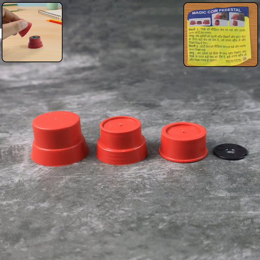 Magic Coin Pedestal Toy Fun Illusion Trick For Kids (1 Set)