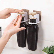 1158 Wall Mounted Self Sticky Hooks For Body Wash Shampoo Bottle Wall Storage Strong Adhesive Hook Power Plug Socket Hanger Holder Multi Color (1pc) thumbnail 4