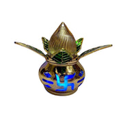 Gold Plated Eco Friendly Led Kalash  For Pooja Mandir (1 Pc  Multicolor Led) thumbnail 4
