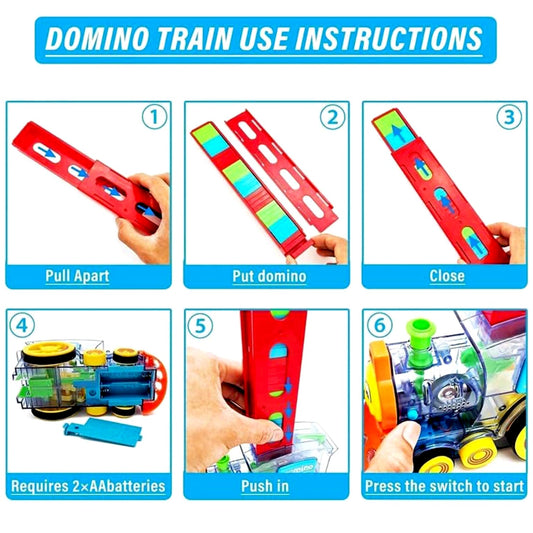 Transparent Funny Train Engine Block Set ? 60-Piece Music & Lights (Batteries Not Included)