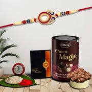 Rakhi For Brother Set Of 1 With Chocolate Magic (K1_277_cm) thumbnail 1
