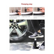 488 Mini Foot Pump Inflator For  Bike And Car thumbnail 1