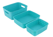 062 Smart Baskets For Storage(Set Of 3) Sky Blue thumbnail 1