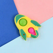 Rocket Shaped Dimple Keychain Toy (1 Pc) thumbnail 4