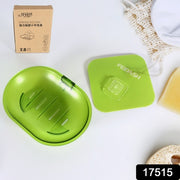 17515 Plastic Soap Dish Holder For Bathroom Shower Wall Mounted Self Adhesive Soap Holder Saver Tray-plastic Sponge Holder For Kitchen Storage Rack Soap Box Bathroom thumbnail 7