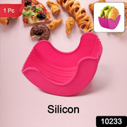 Silicone Burger Holder Snack Holder Reusable Burger Holder thumbnail 5