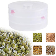 093 Plastic 3 Compartment Sprout Maker White thumbnail 3