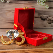 Om Symbol Brass Oil Diya (1 Pc) thumbnail 2
