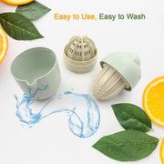 5491 Squeezer Simple Manual Citrus Juicer Small Portable Lime Juicer Cup Food Grade Plastic Juicer  High Quality Instant Juicer For Home  Travel Use thumbnail 5