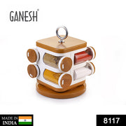 8117 Ganesh Storewell Plastic Spice Rack - Set Of 8 thumbnail 7