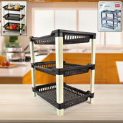 Apex Big Multi Use Plastic Storage Rack  3-tier (1 Pc) thumbnail 1