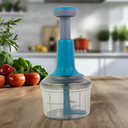 Supermom Premium Manual Push Chopper And Vegetable Cutter (750ml  1 Pc) thumbnail 3
