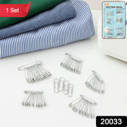 Multipurpose Metal Safety Pin Assortment Set thumbnail 7
