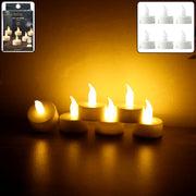 Led Flameless Tealight Candles Lights (6 Pc) thumbnail 2