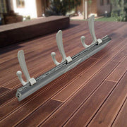 7571 Cloth Hanger Wall Door Hooks Rail For Hanging Clothes For Hanging Hook Rack Rail Extra Long Coat Hanger Wall Mount For Clothes Jacket Hats 6 Hook thumbnail 1
