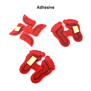 Decorative Laxmi Charan (Pagla)  Swastik Combo Set (3pc Set) thumbnail 5