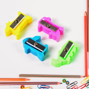 Plastic Small Cute Pencil Sharpener (1 Pc  Mix Design  Color) thumbnail 4