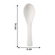 Plastic Soup Spoon  Deep Bowl (1 Pc  White) thumbnail 4