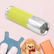 Portable Mini Torch  Flashlight 9 Led Powerful High Lumens Pen Light Easy To Carry Portable Pocket Compact Torch For Emergency 3 Battery Operated (Battery Not Included  1 Pc) thumbnail 3