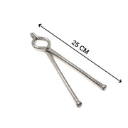 8112 Ganesh Premium Quality Unbreakable Stainless Steel Goti Sandsisansipakkadpincerchimtatongsutensil Holder Smart Kitchen Tool - 8mm thumbnail 3