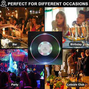 Colorful Led Cocktail Coaster Round Ultra-thin Led Drink Coaster (1 Pc) thumbnail 3