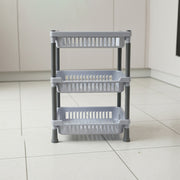 3-layer Multipurpose Kitchen Storage Basket Rack thumbnail 2