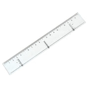 20 Cm Transparent Plastic Ruler (1 Pc) thumbnail 3